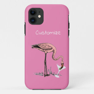Case-Mate iPhone Case Flamant rose Boire Martini Thunder_Cove