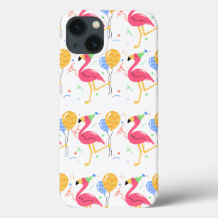 Case-Mate iPhone Case Flamant rose coloré Motif de fête Téléphone Porte-