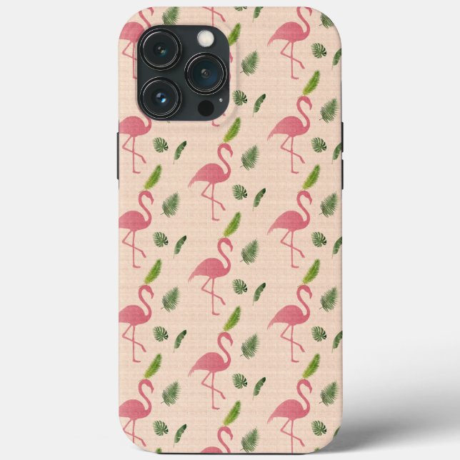 Coques Case-Mate iPhone Flamant rose Coque-coque iphone (Verso)