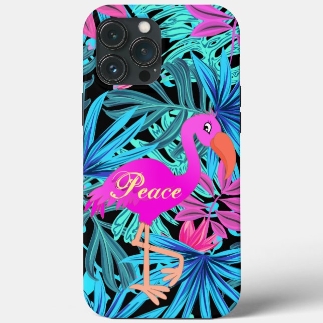 Coques Case-Mate iPhone Flamant rose Coque-coque iphone (Verso)