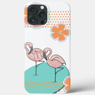 Etui iPhone Case-Mate Flamant rose côté piscine