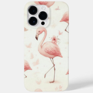 Coque Case-Mate iPhone Flamant rose coupé