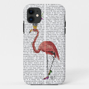 Coque Case-Mate iPhone Flamant rose de mardi gras plein