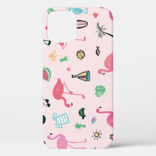 Case-Mate iPhone Case Flamant rose été : Vibrant Motif d'oiseaux