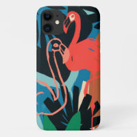 Flamant rose funky