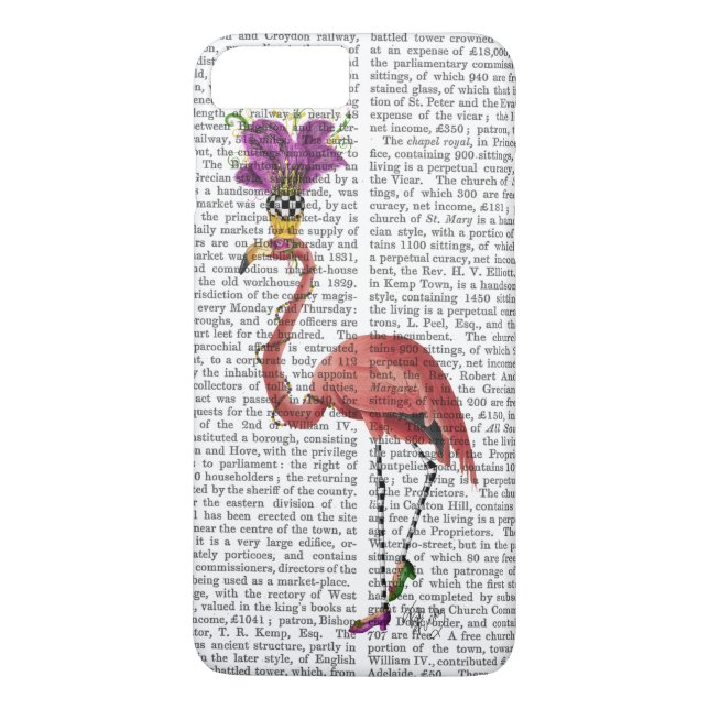 Coques Case-Mate iPhone Flamant rose Mardi Gras Complet (Dos)