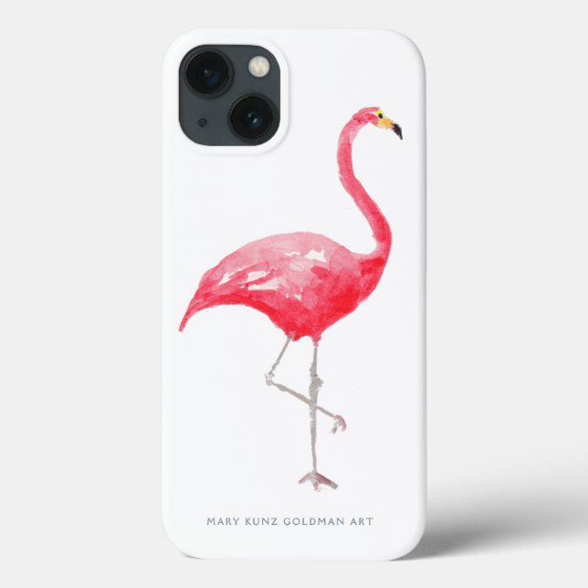 Coques Case-Mate iPhone Flamant Rose Oiseau Tropical Mignon Forêt Tropical (Verso)