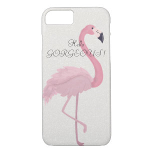 Case-Mate iPhone Case Flamant rose rose Glittery - Bonjour magnifique