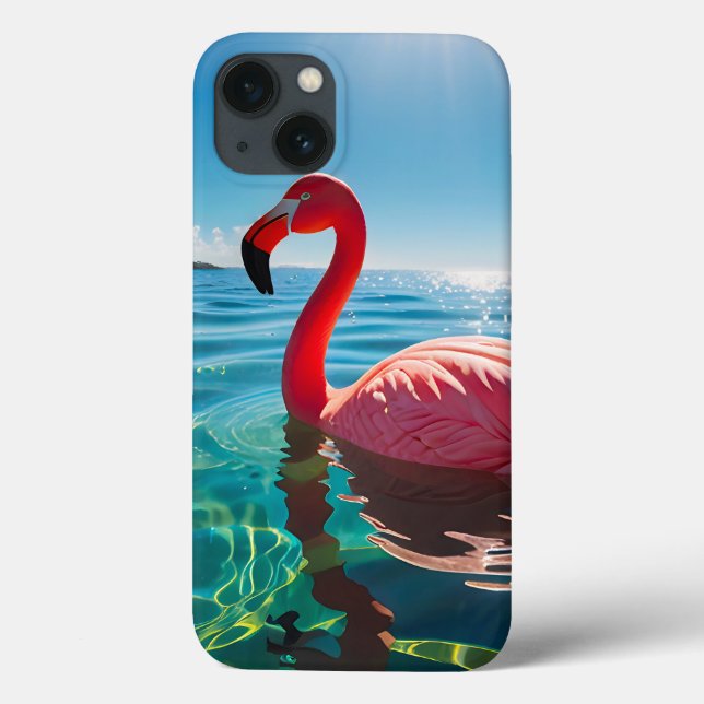 Coques Case-Mate iPhone Flamant rose Rose Sous Le Ciel (Verso)