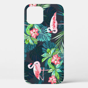 Case-Mate iPhone Case Flamant rose tropical : Fleurs d'été Motif