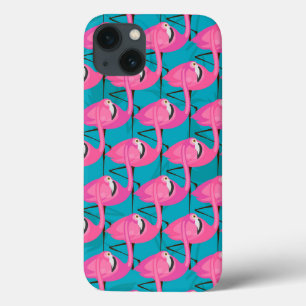 iPhone 13 Case Flamants roses au néon
