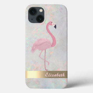 Case-Mate iPhone Case Flamants Roses Opale Iridescent Moderne Chic