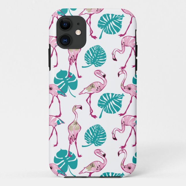 Coques Case-Mate iPhone Flamants roses roses (Dos)
