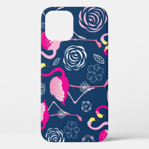 Case-Mate iPhone Case Flamants roses roses : Graphic Dark Motif