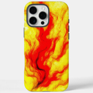 Coque iPhone 16 Pro Max Flame - Abstrait Incendie