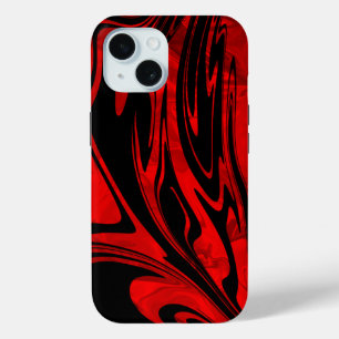 Coque Case-Mate iPhone Flame rouge et noire en gras