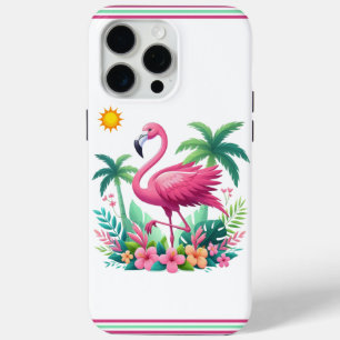 Coque Case-Mate iPhone Flamingo rose tropicale/Floride
