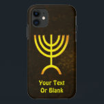 Etui iPhone Case-Mate Flamme de Menorah<br><div class="desc">Un rendu numérique brun et or de la menorah juive à sept branches (hébreu : מְ נ וֹ רָ ‎). Ajoutez votre propre texte. La menorah à sept branches, utilisée dans le sanctuaire portatif mis en place par Moïse dans le désert et plus tard dans le Temple de Jérusalem, est...</div>