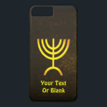 Coque Case-Mate iPhone Flamme de Menorah<br><div class="desc">Un rendu numérique brun et or de la menorah juive à sept branches (hébreu : מְ נ וֹ רָ ‎). Ajoutez votre propre texte. La menorah à sept branches, utilisée dans le sanctuaire portatif mis en place par Moïse dans le désert et plus tard dans le Temple de Jérusalem, est...</div>