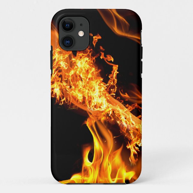 Coques Case-Mate iPhone Flammes brûlantes de la lame de feu (Dos)