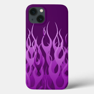 Etui iPhone Case-Mate Flammes de course violet cool élégant