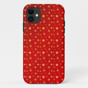 Coque Case-Mate Pour iPhone Flammes de neige sur rouge