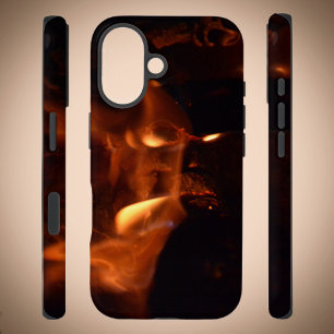 Coque Pour iPhone 16 Flammes démoniaques