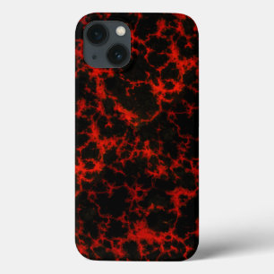Coques Pour iPhone Flammes rouges et noires