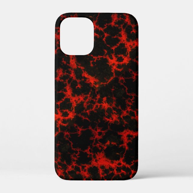 Coques Case-Mate iPhone Flammes rouges et noires de l'énergie (Verso)