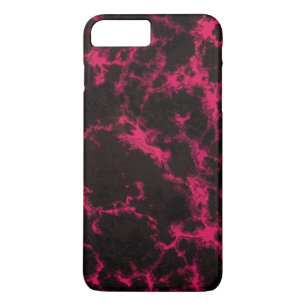Coques Pour iPhone Flammes vives roses et noires