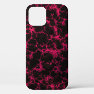 Etui iPhone Case-Mate Flammes vives tachetées rose et noir