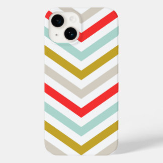 Coque Pour iPhone 14 Flèche colorée Chevron Stripes