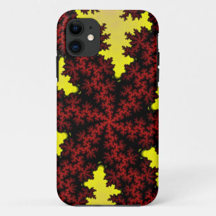 Coque Case-Mate iPhone Flèche de neige rouge et jaune