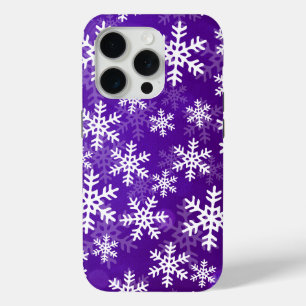 Coque Case-Mate iPhone Flèche de neige violette et blanche