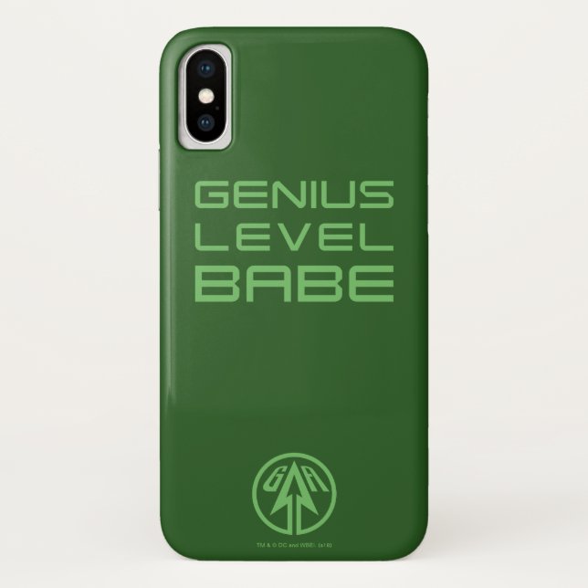 Coques Case-Mate iPhone Flèche | Genius Level Babe (Dos)