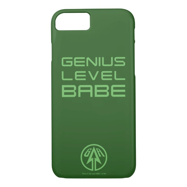 Coques Case-Mate iPhone Flèche | Genius Level Babe (Dos)