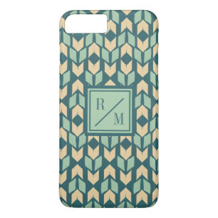 Coque Case-Mate iPhone Flèche turquoise géométrique extérieure d'éta