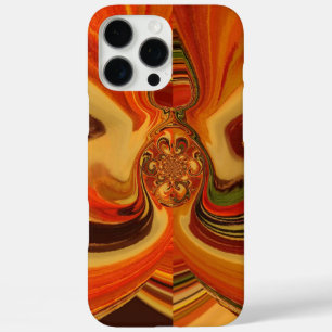 Coques iPhone 16 Pro Max Flèches Abstraites avec Teardrop Center Art Print