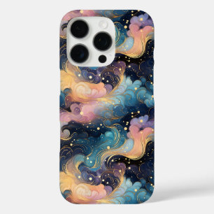 Coque iPhone 16 Pro Flèches célestes - Elégante Galaxie Résumé Concept