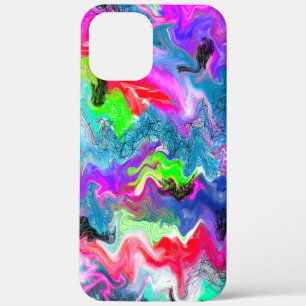Case-Mate iPhone Case Flèches colorées Marbre Fluid Art Abstrait