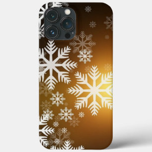 Case-Mate iPhone Case Flèches de neige étincelantes en or