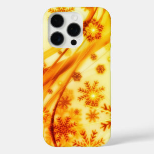 Coque iPhone 16 Pro Flèches de Noël dorées