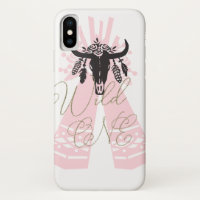 Flèches de Tipi Rose & Noir Bohème Chic Sauvage UN