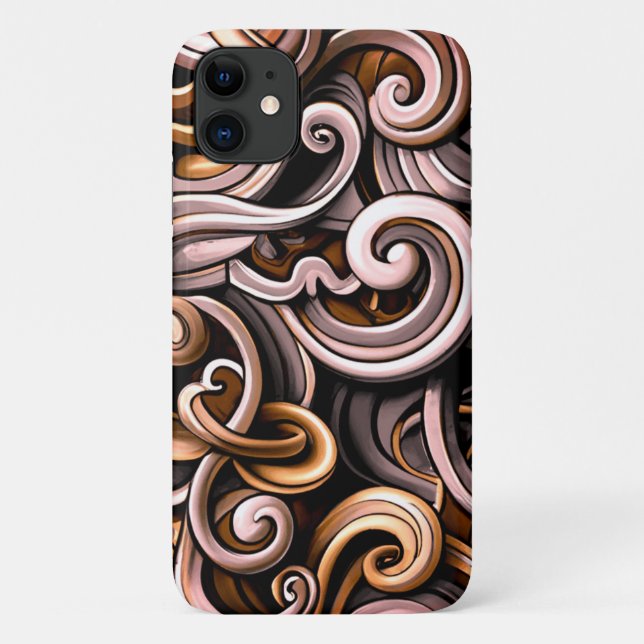 Coques Case-Mate iPhone Flèches énergétiques rustiques (Dos)