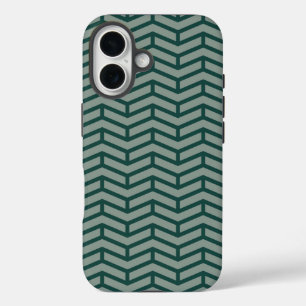 Coque Pour iPhone 16 Flèches franches contre les flèches Chevron Vert D