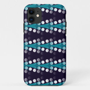 Coque Case-Mate iPhone Flèches turquoises et points blancs motif iPhone 5