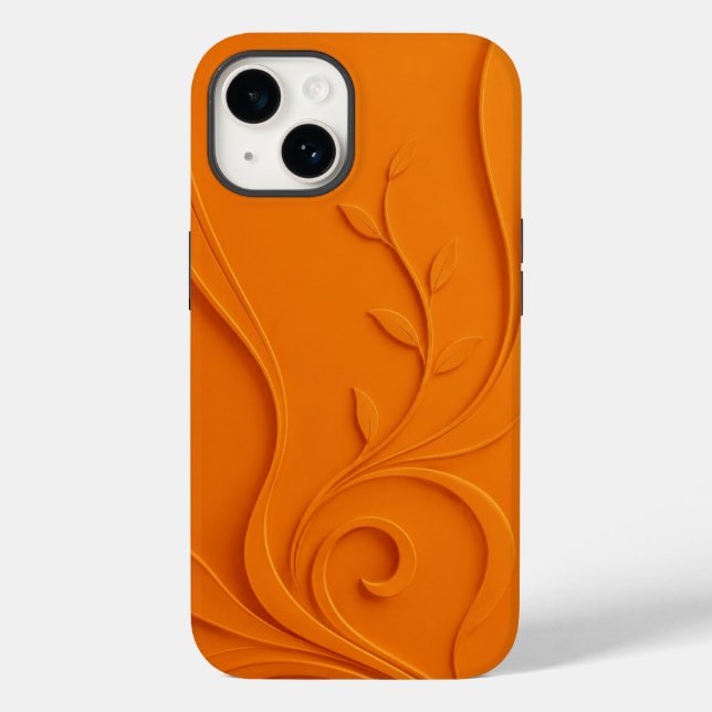 Coques Case-Mate iPhone Fleur Abstrait Élégant (Verso)