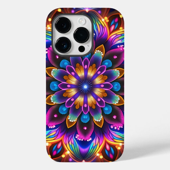 Coques Case-Mate iPhone Fleur Abstraite (Verso)