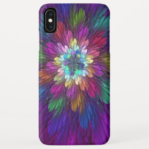 Case-Mate iPhone Case Fleur Abstraite Psychedélique Colorée Art Fractal