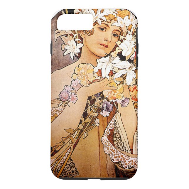 Coques Case-Mate iPhone Fleur Alphonse Mucha (Dos)
